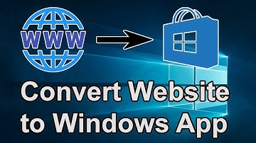 Convert any website into Windows app