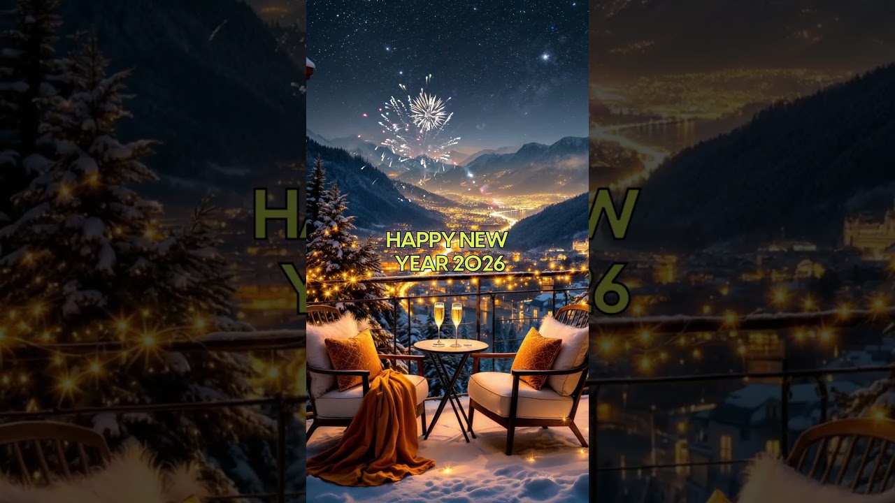 Happy New Year 2026 🎆 LIVE Fireworks & Jazz