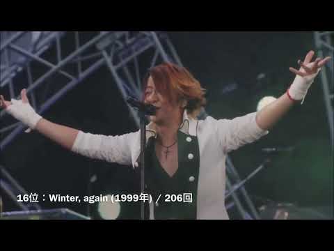 【GLAY】LIVE演奏回数ランキング