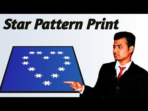 Star Printing Pattern In C | Love Pattern In C | C Programming Tutorial ...