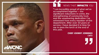 Charlotte police chief announces retirement, $305K financial compensation