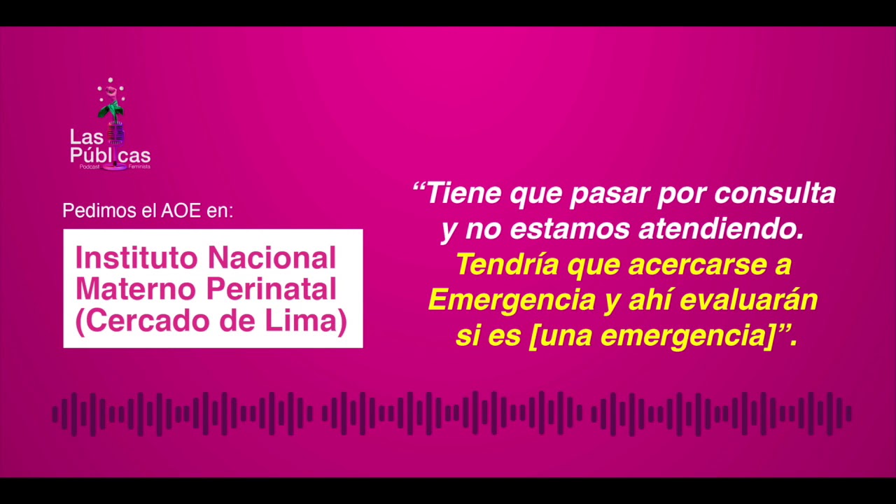 Maternidad De Lima Evaluar n Si Es Una Emergencia YouTube