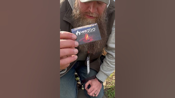 Fire Starter That Fits in Your Wallet!