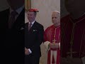El PAPA LEÓN recibe a los DUQUES de LUXEMBURGO #shorts