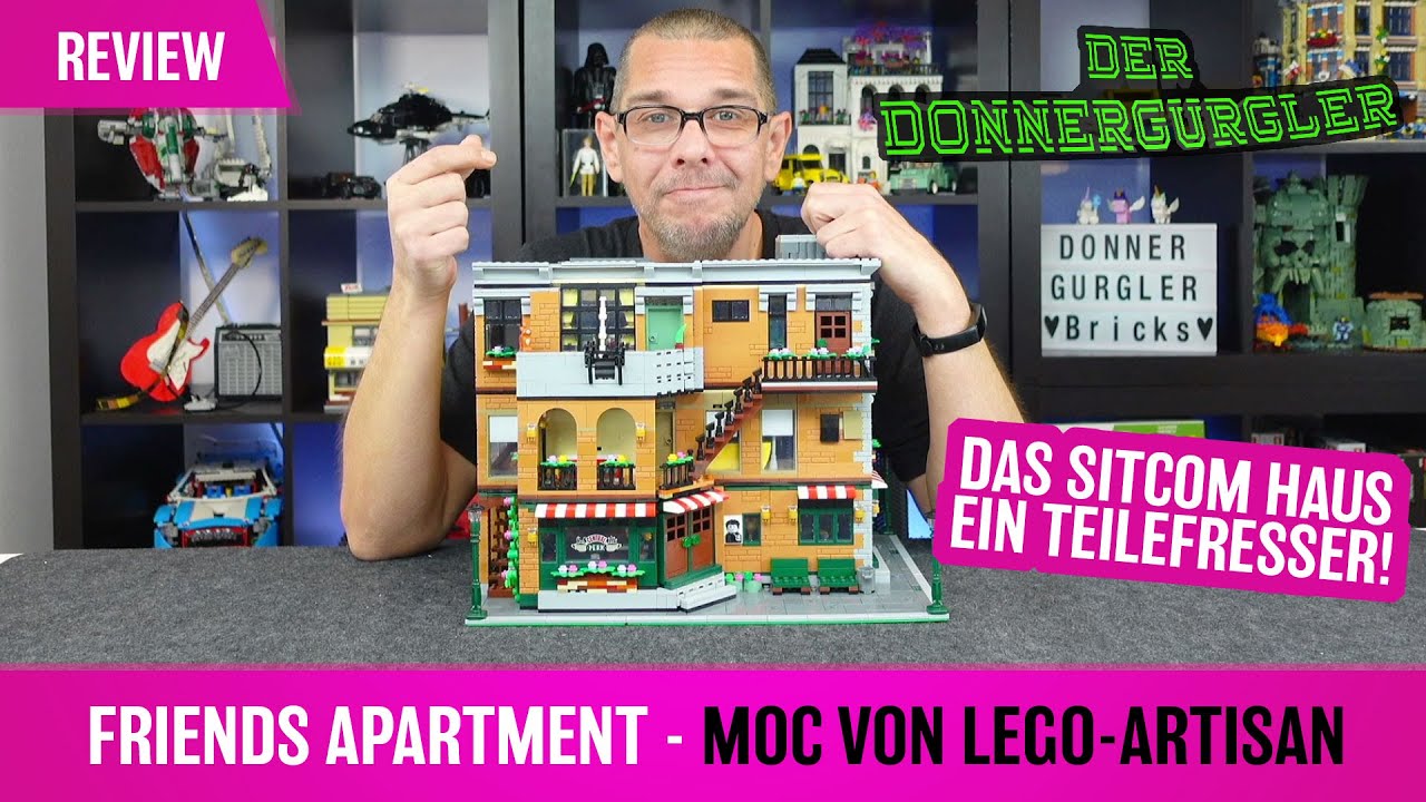 Lego Sitcom Haus  Friends Apartment Haus MOC 79570 von LegoArtisan