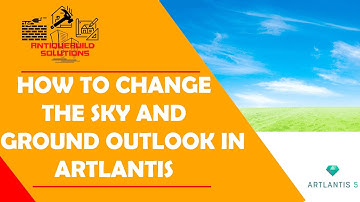 How to Change the Sky and Ground Outlook in Artlantis