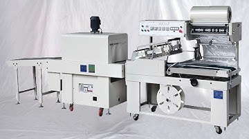 high speed shrink wrapping machine fruits vegetable film sealing wrapper máquina de encogimiento