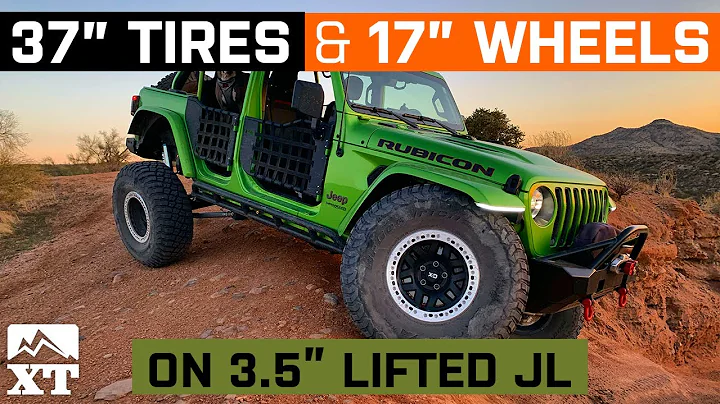 3.5" Lifted JL | 37x12.5R17 | 17x9 Wheels - W&T Fitment