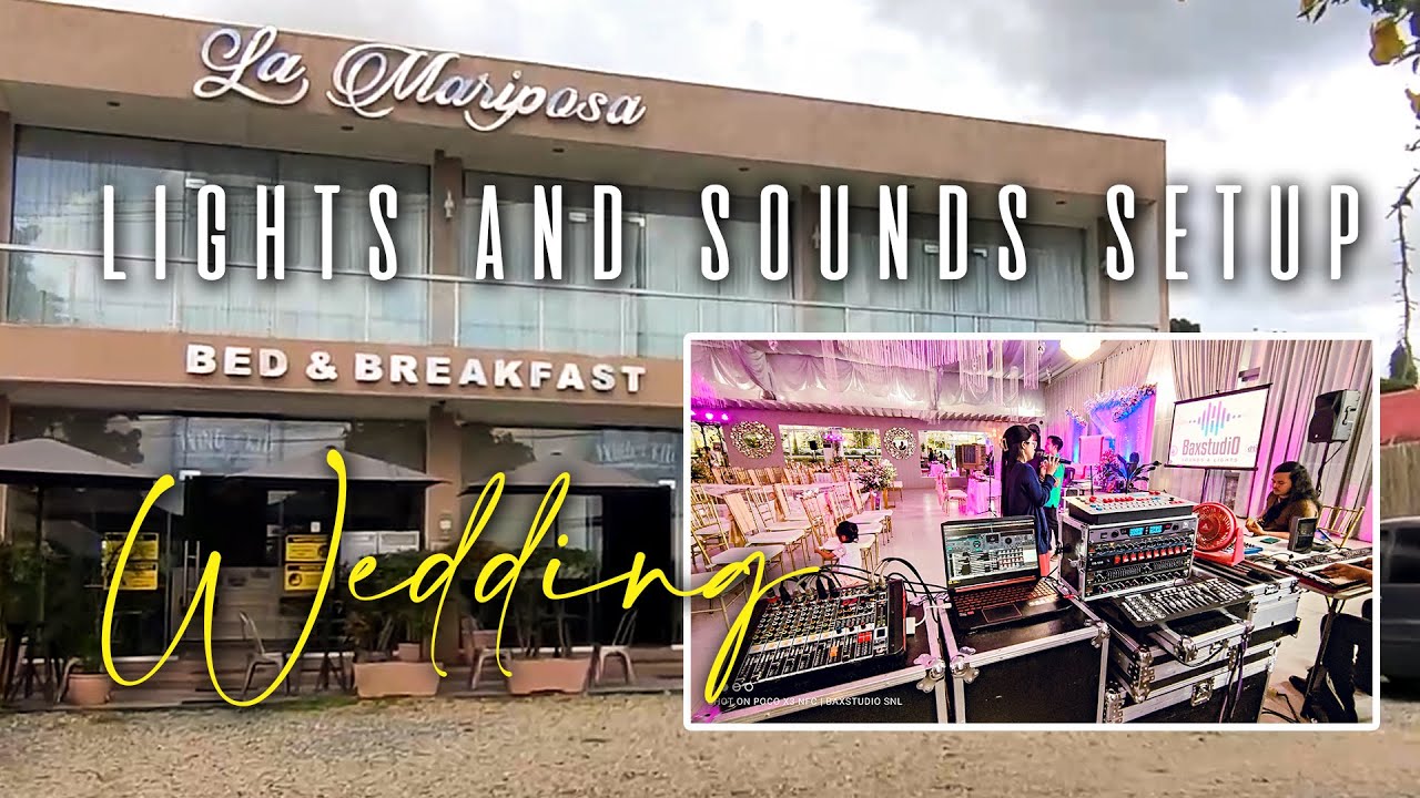 La Mariposa Events Park | Lights and Sounds Setup