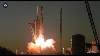 UP CLOSE! Falcon Heavy launches USSF-67 at Sunset