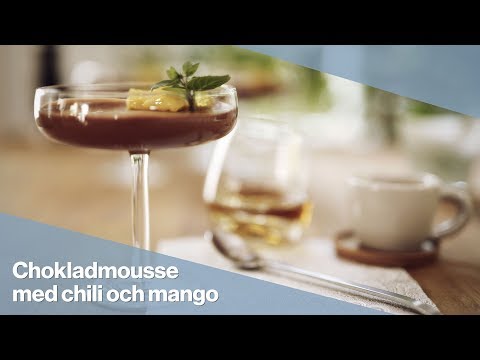 Video: Chokladmousse Med Chili, Pistaschmandlar Och Cognac