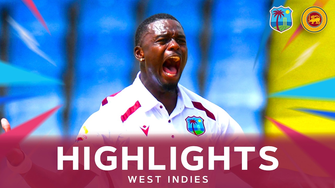 Seales Takes 3/14 | Highlights | West Indies v Sri Lanka | 1st Test Day 4