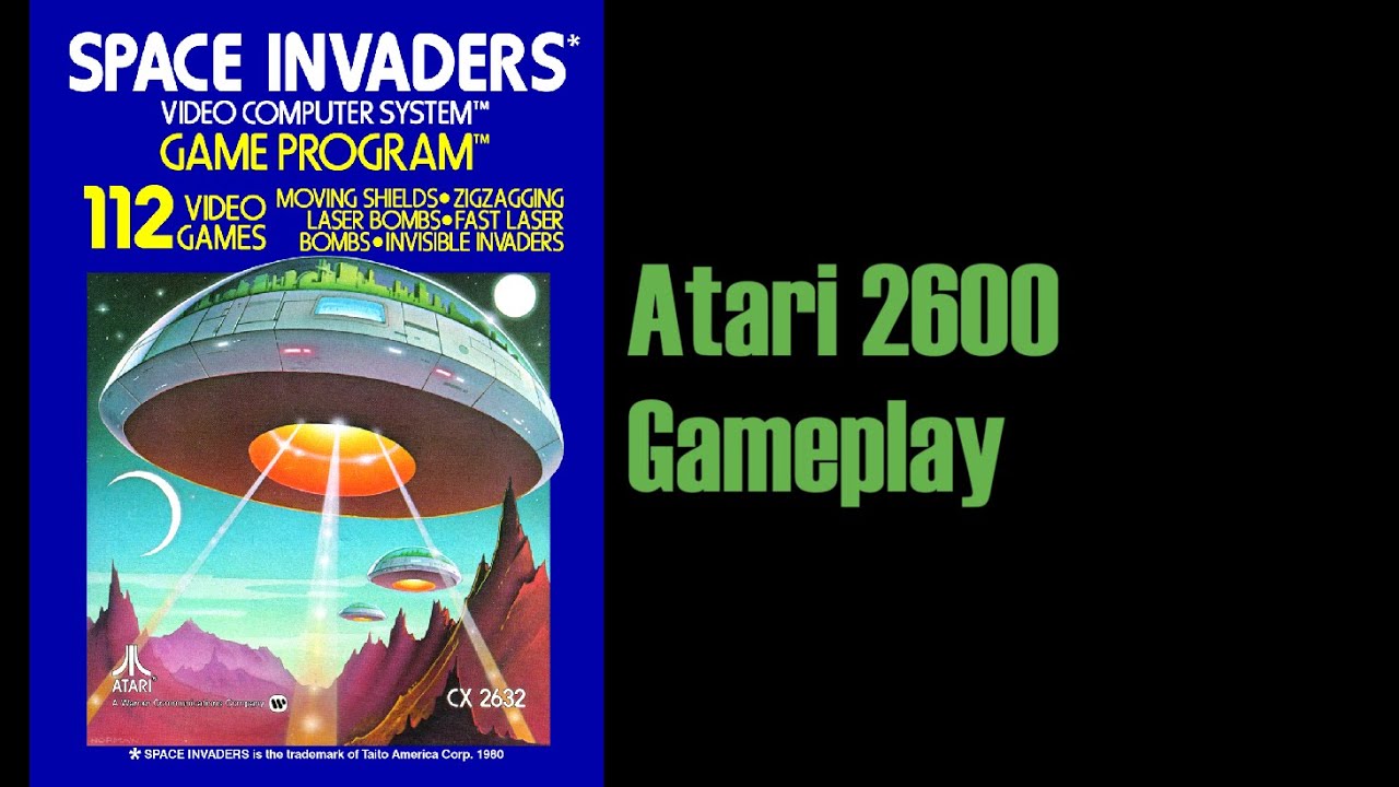 Space Invaders Atari 2600 Gameplay - YouTube