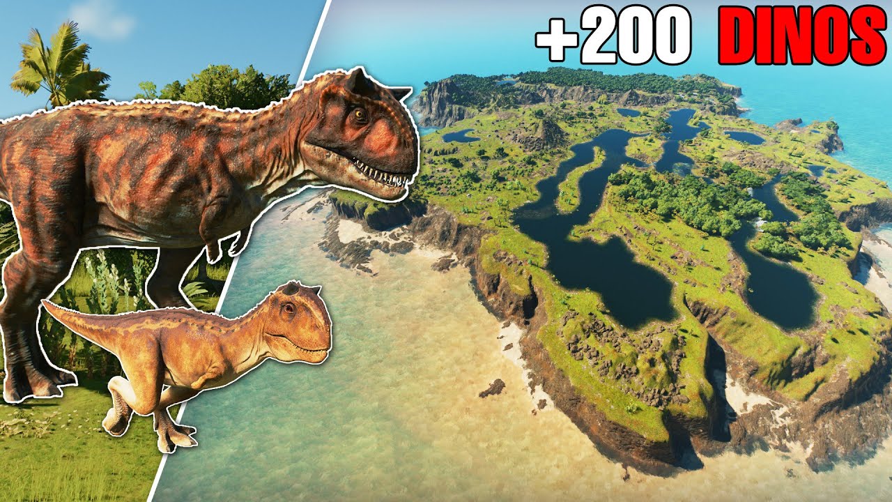 J'ai laissé vivre +200 DINOSAURES dans un ÉCOSYSTÈME sur une île dans Jurassic World Evolution 3 !