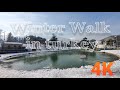 4K Virtual Winter Walk in turkey | Nature relax video