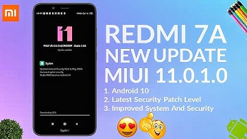 MIUI 11.0.1.0 Android 10 based Update for Redmi 7A || Redmi 7A MIUI 11.0.1.0 Stable Update ||