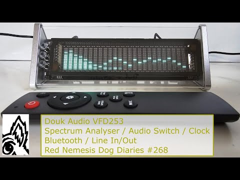 Douk Audio VFD253 / Spectrum Analyser / Audio Switch / Clock / Bluetooth / Line In/Out // RNDD #268