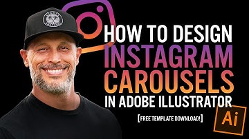 How to Design Instagram Carousels in Adobe Illustrator (Free downloadable template!)