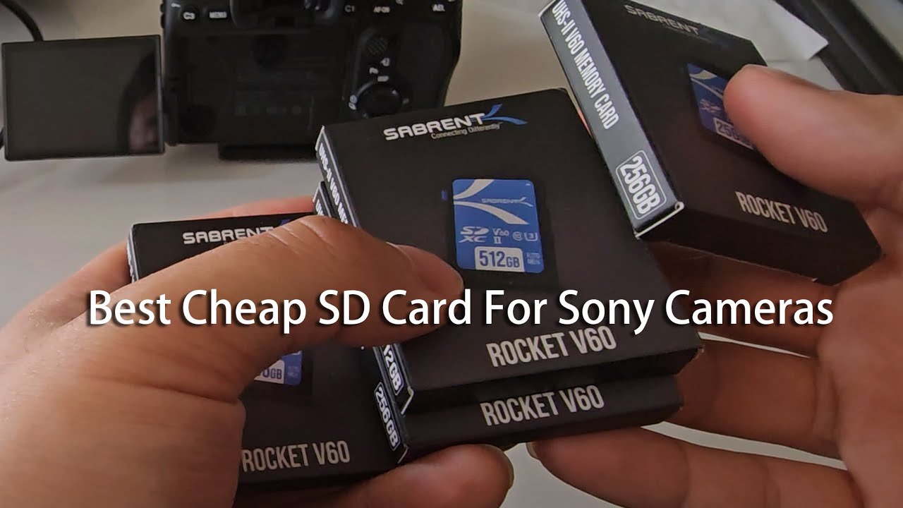 This SD card is All you need For Sony cameras, 4k120fps (ZVE1, FX30