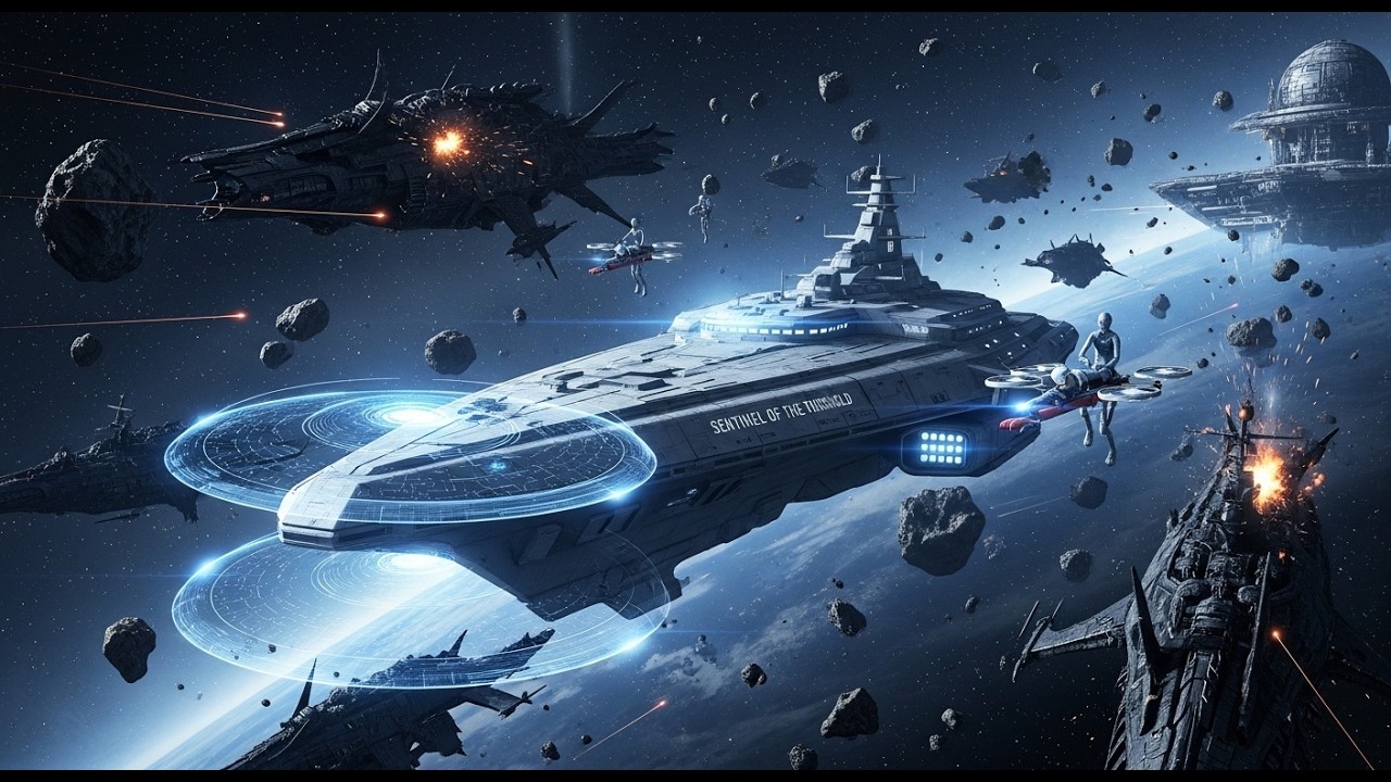 Сигнал неопознанного военного корабля — это человек, и он вооружён! | HFY Sci-Fi