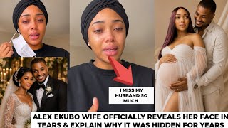 Alex Ekubo Wife Finally Speaks As She Unmasked Her Face In Tears