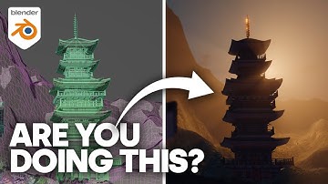 ⚠️ Work 10X FASTER in Blender With These Speed Hacks!!