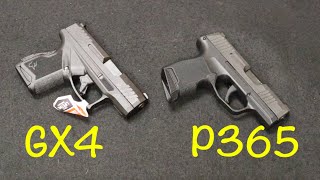 Taurus GX4 vs Sig P365