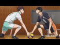 Haikyuu!! Oikawa and Kageyama fight over a volleyball...