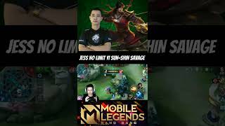 Jess no limit yi sun-Shin easy savage moment 🔥 #jessnolimit #yisunshin #mlbb #shorts