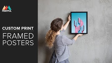 Custom Print Framed Posters: Printful