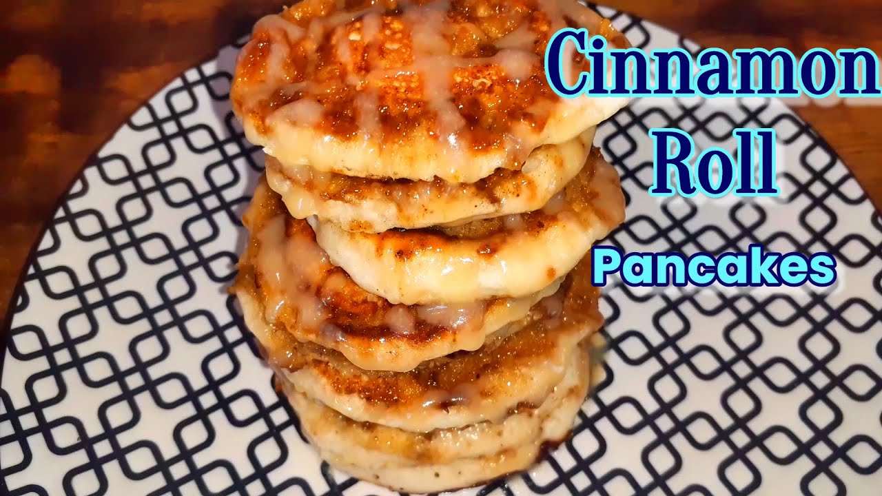 The Best Cinnamon Roll Pancakes Recipe, Easy Recipe YouTube