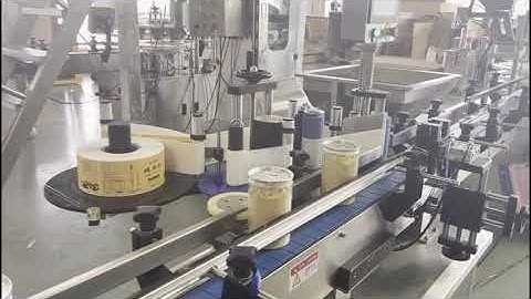 Labeling machine for can body pressure sensitive labeler for can body