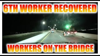 6th Worker Recovered, Video of the Workers on the Key Bridge before the Collapse by Minorcan Mullet 37,586 views 8 days ago 2 minutes, 31 seconds
