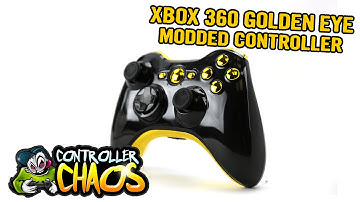 XBOX 360 Golden Eye - Custom Controller - Controller Chaos