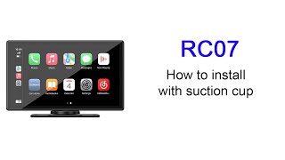 RC07 Apple Carplay : How to install the carplay screen ?