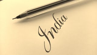 Calligraphy Name India India Name In Calligraphic Style India Calligraphy