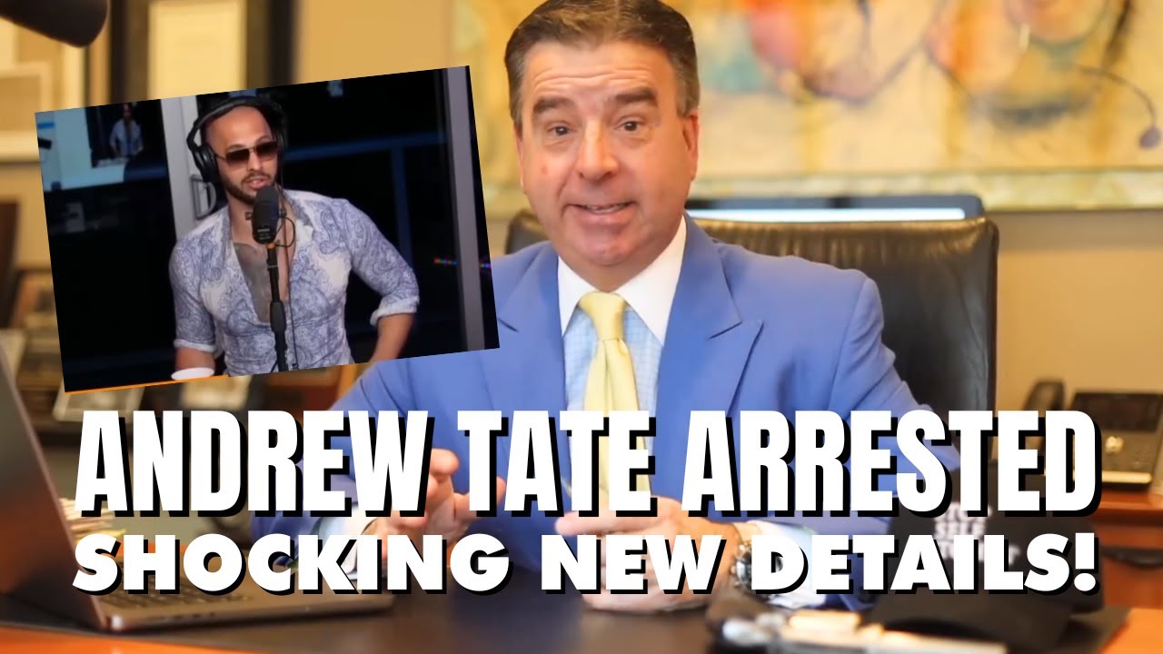 Andrew Tate ARRESTED & CHARGED – Lawyer Explains the Shocking New Details!
