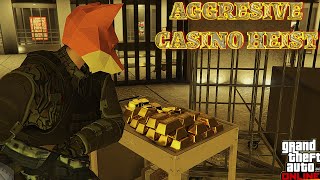 EASIEST WAY OF CASINO HEIST IN AGGRESSIVE MODE(NOW IN 4K) #gtaonline #gta5