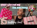 WHAT I GOT FOR MY 15th BIRTHDAY!🥳 #birthdayhaul