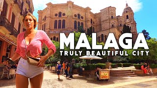 Malaga City Spain Truly Beautiful City Update April 2023 Costa del Sol | Andalucía [4K]