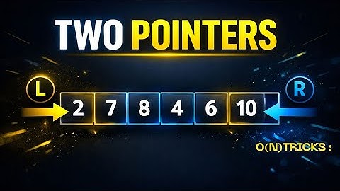 Two pointers 