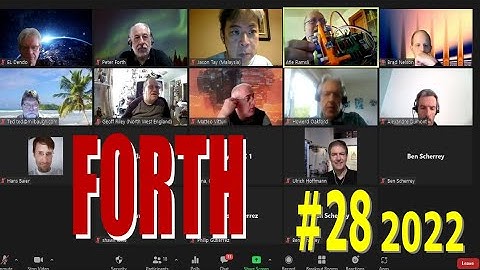 FORTH 2020 ZOOM meeting #28 8 October2022 Recording 3840x2160