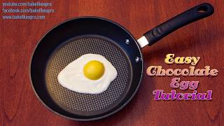 Easy Chocolate Easter Eggs - Sunny Side Up ! Easy Mini Sunny Side Up Chocolate Eggs Tutorial