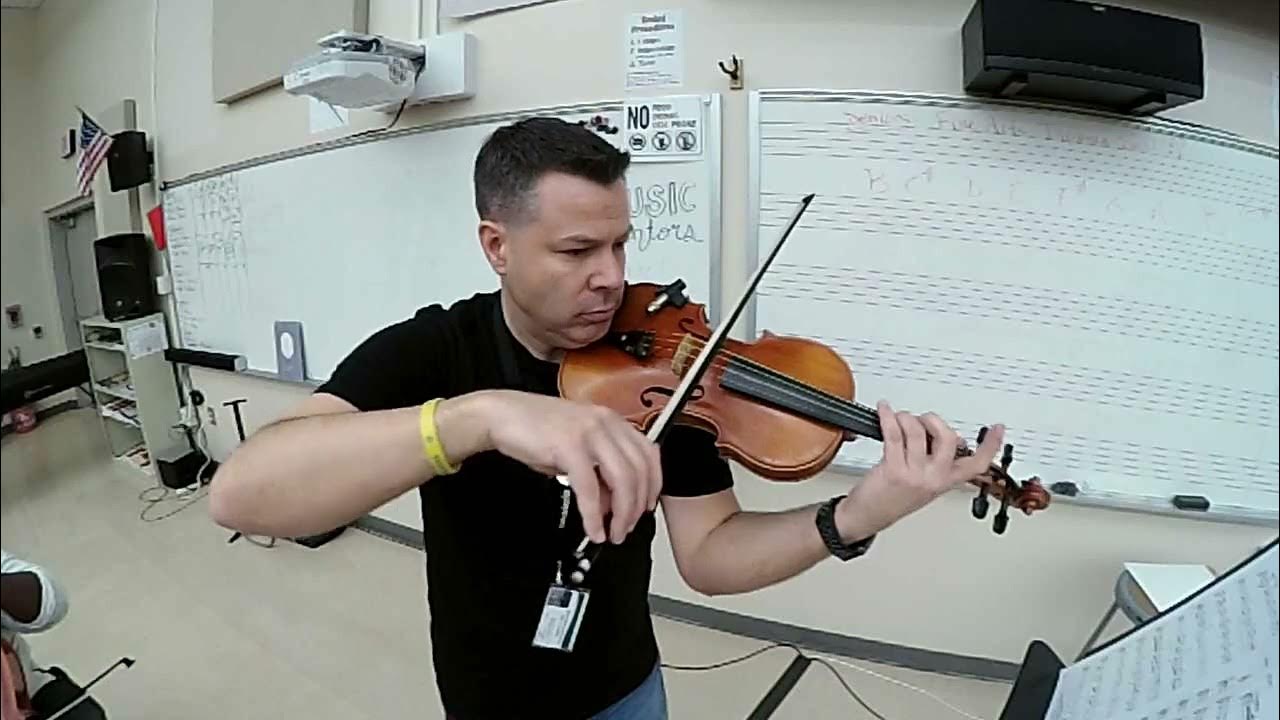 Spring Breezes, Violin 2 Part Practice Video YouTube