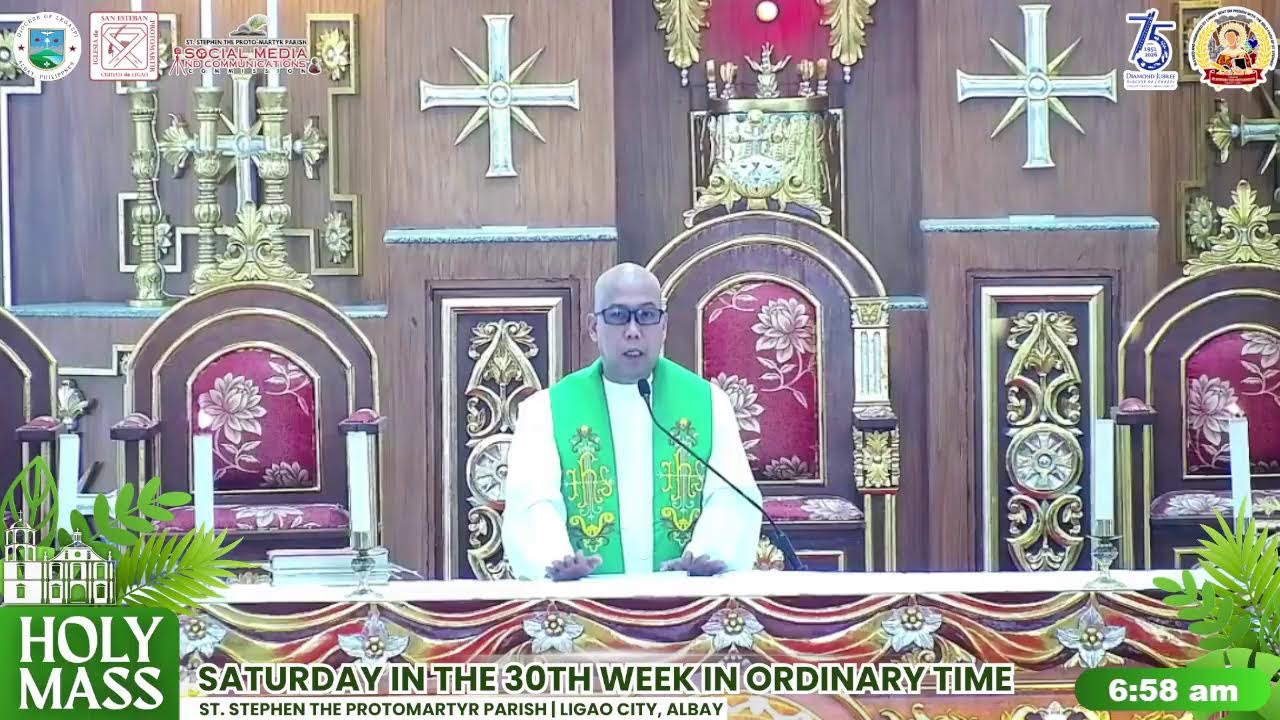Holy Mass | Saturday in the 30th Week in Ordinary Time
