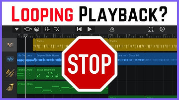 Stop LOOPING in GarageBand iOS (iPad/iPhone)