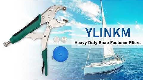 How to Use Heavy Duty Snaps with YLINKM Snap Fastener Pliers | Heavy Duty Snap Kit | YLINKM