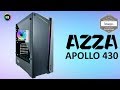 Azza apollo 430  boitier pc gamer rgb  gaming case   unboxing