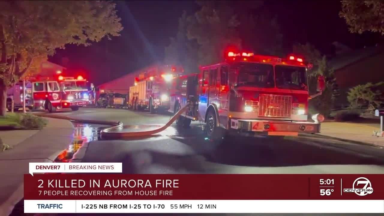 House fire near S. Parker Rd. and S. Peoria St. in Aurora kills 2