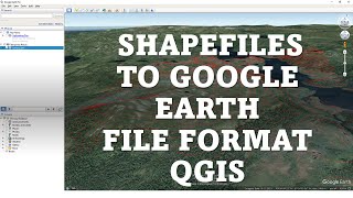 Export a Vector File into the Google Earth File Format (KMZ, KML) using QGIS